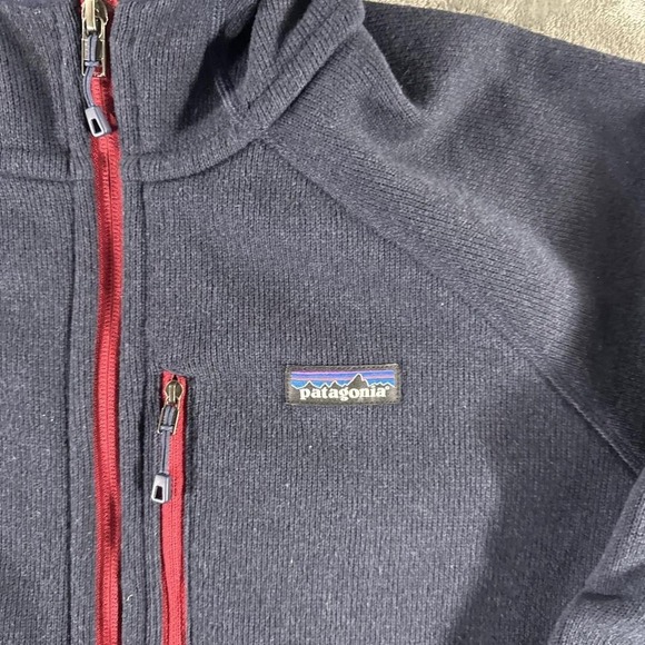 Patagonia Better Sweater Fleece Sweater Men's XL Navy Full-Zip Hooded Jacket - Picture 4 of 8